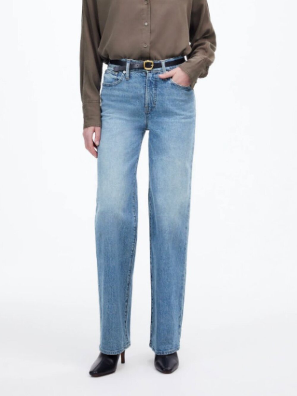 Madewell The Petite Perfect Vintage Wide-Leg Jean 26P